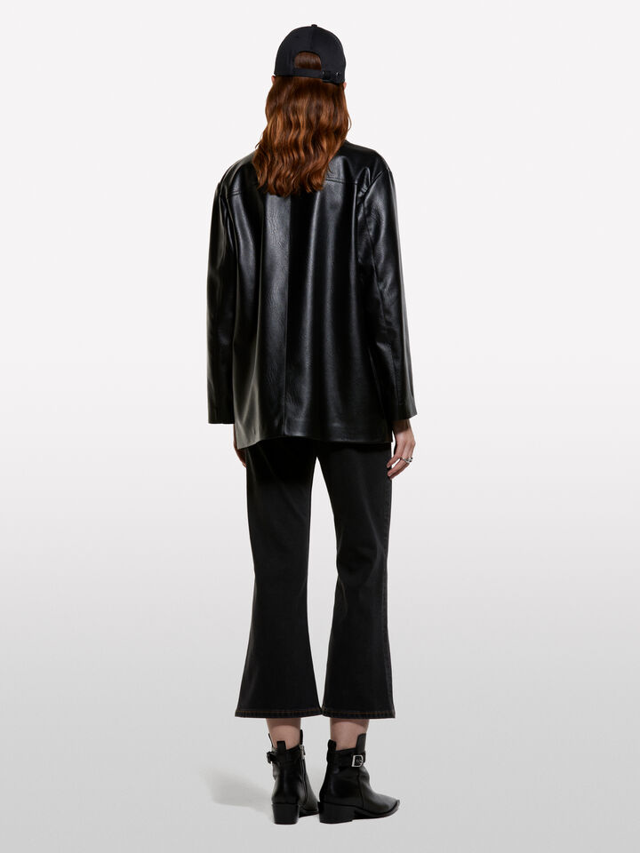Black bootcut jeans - mid season sale women - Black | Sisley image number 2